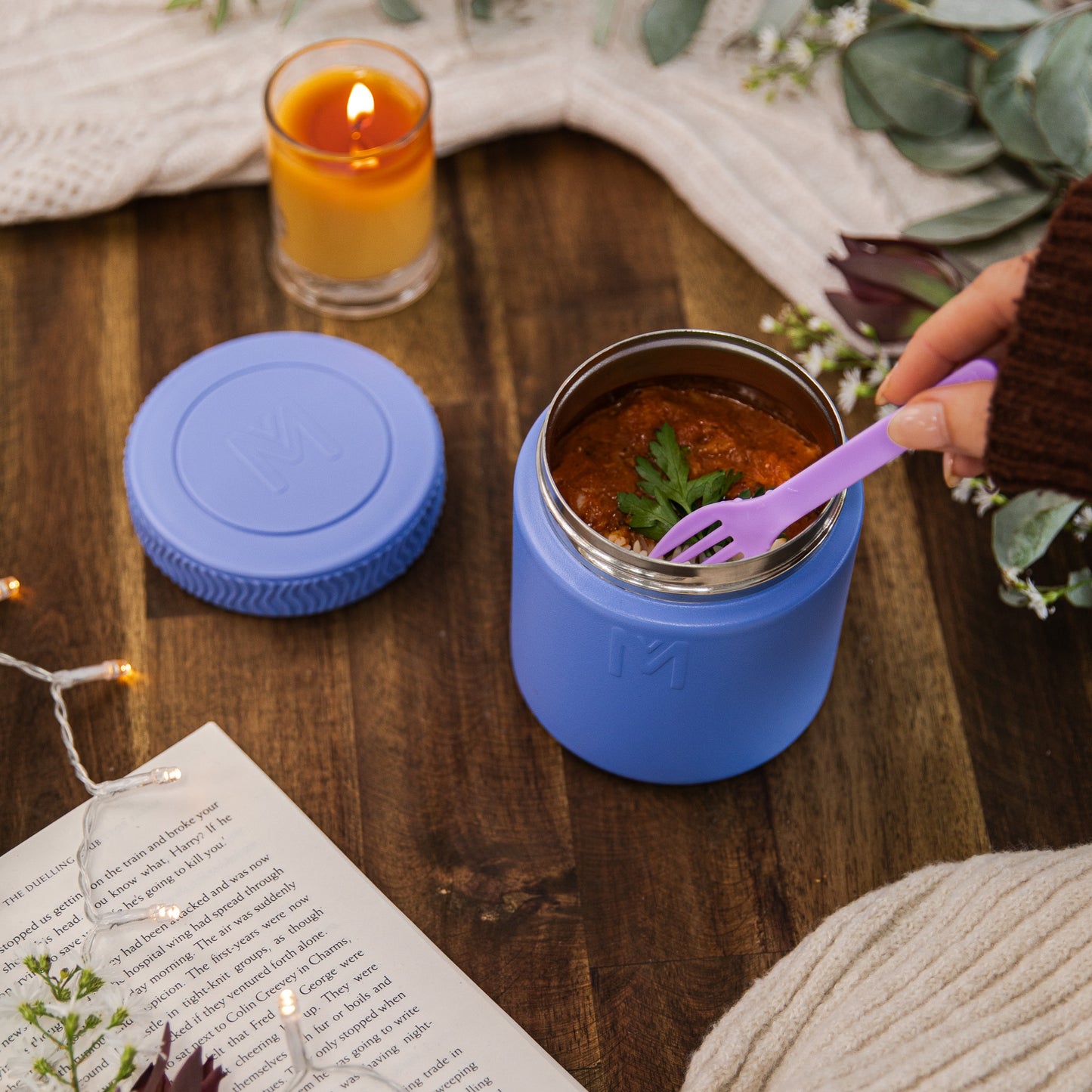 MontiiCo Insulated 400ml Food Jar - Assorted Colours