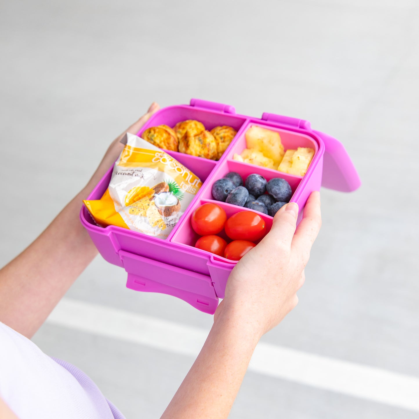 MontiiCo Bite Bento Tray - Assorted Colours