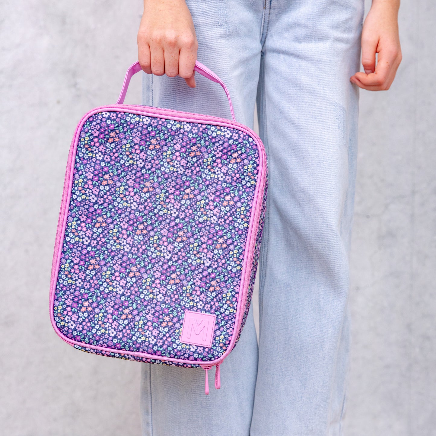 MontiiCo Insulated Large Lunch Bag - Meadow *PREORDER*