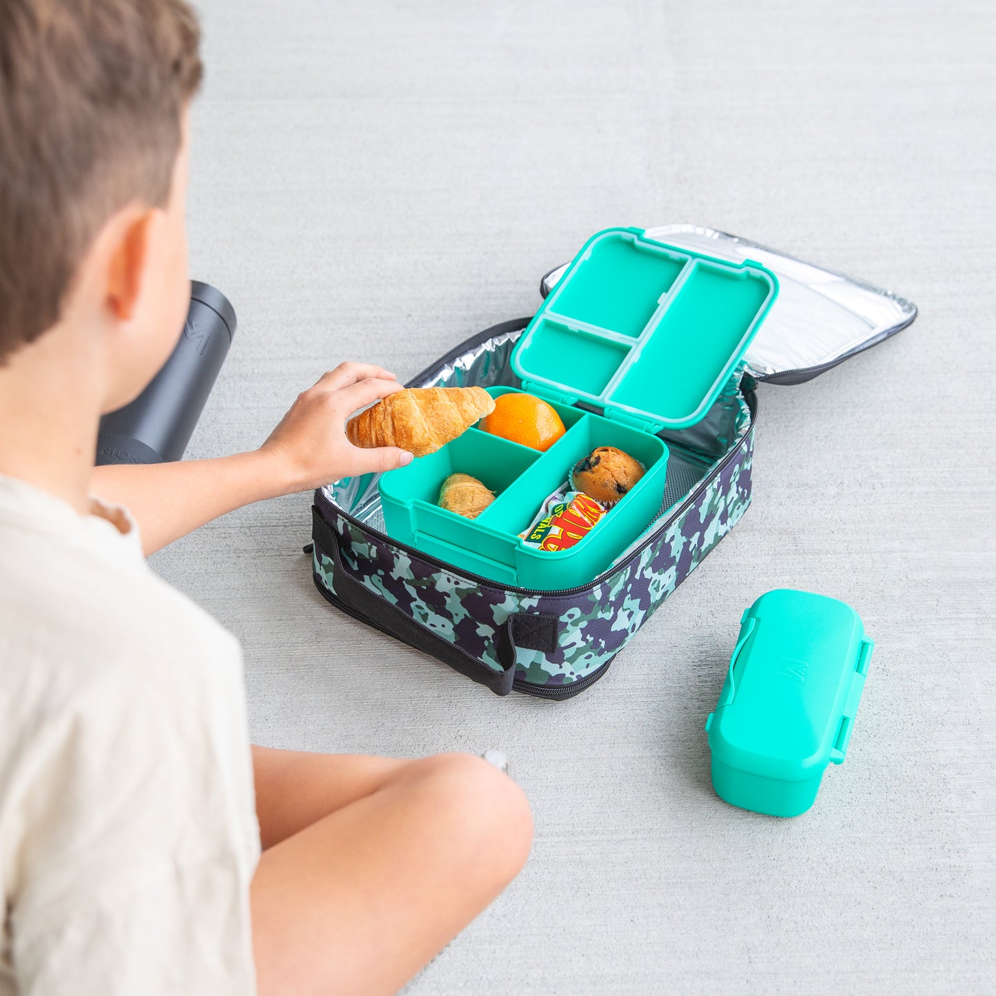 MontiiCo Insulated Large Lunch Bag - Stealth *PREORDER*