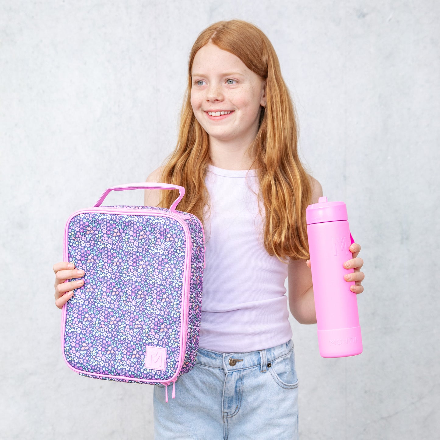 MontiiCo Insulated Large Lunch Bag - Meadow *PREORDER*