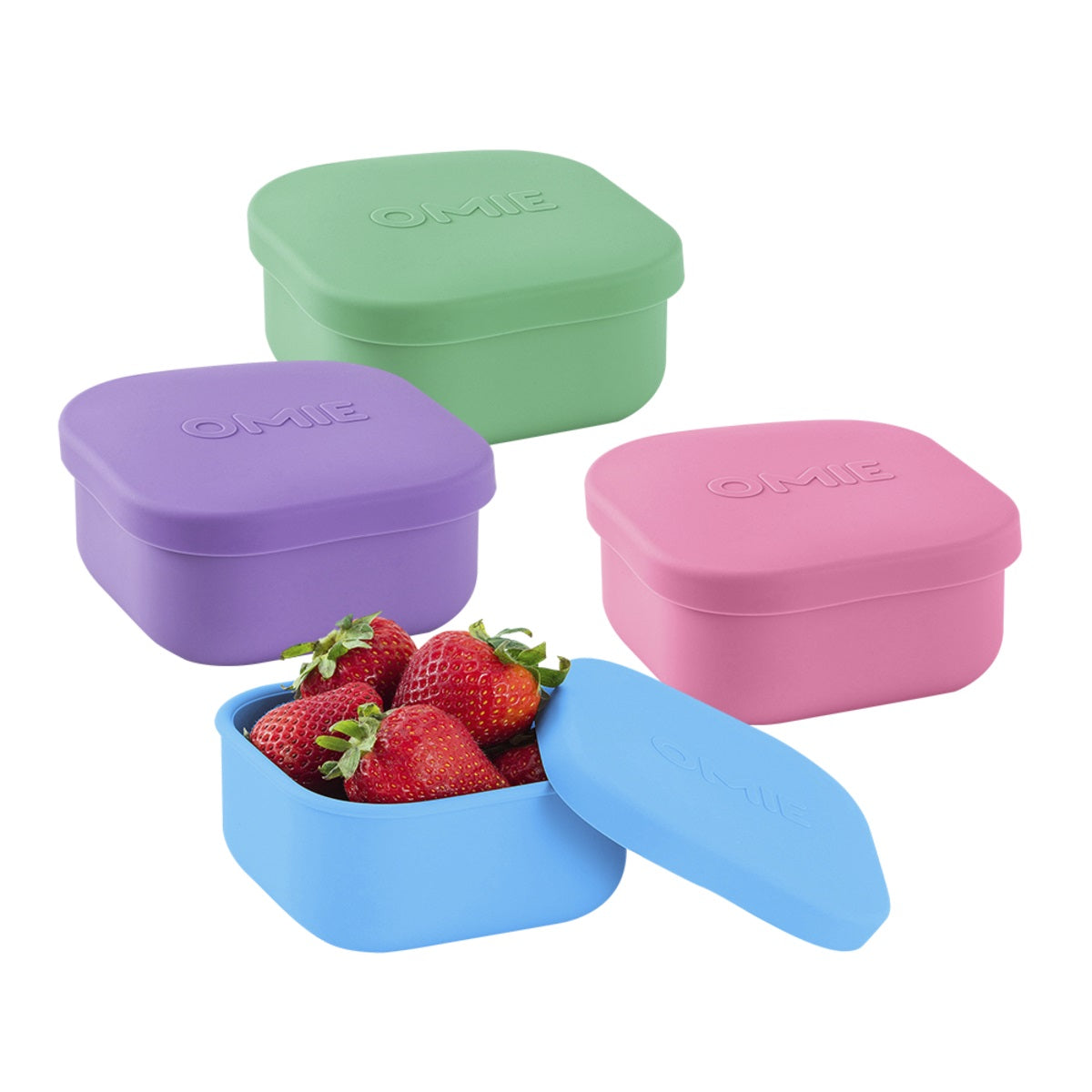 Omie Snack Silicone Container - Assortment of Colours