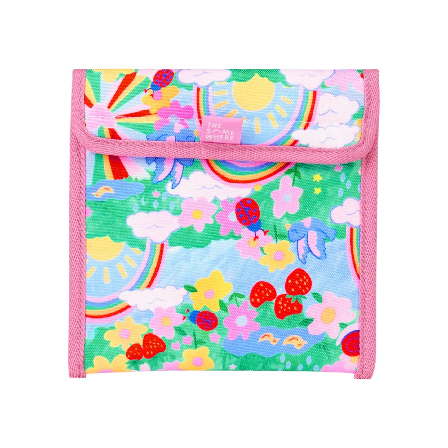 The Somewhere Co Snack Bag - Rainbow Garden