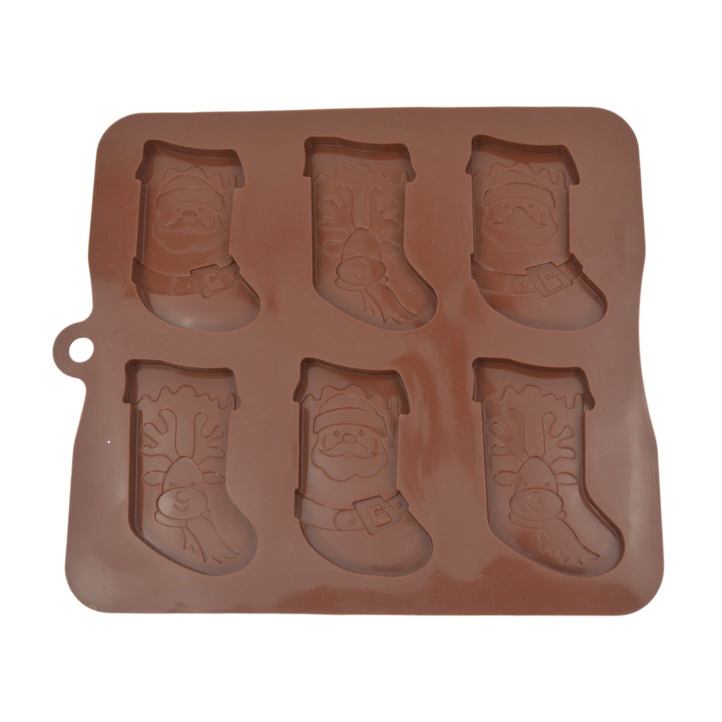 Silicone Mould Tray - Christmas Stockings