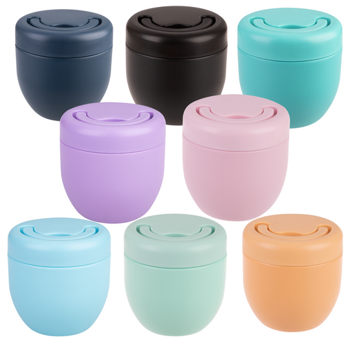 Oasis 470ml Stainless Steel Insulated Food Pod - Assorted Colours