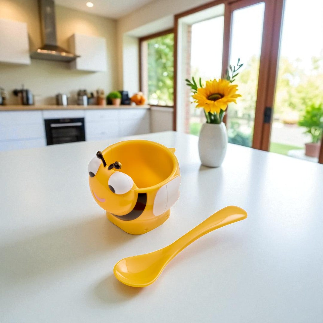 Joie Egg Cup & Spoon Set - Bee