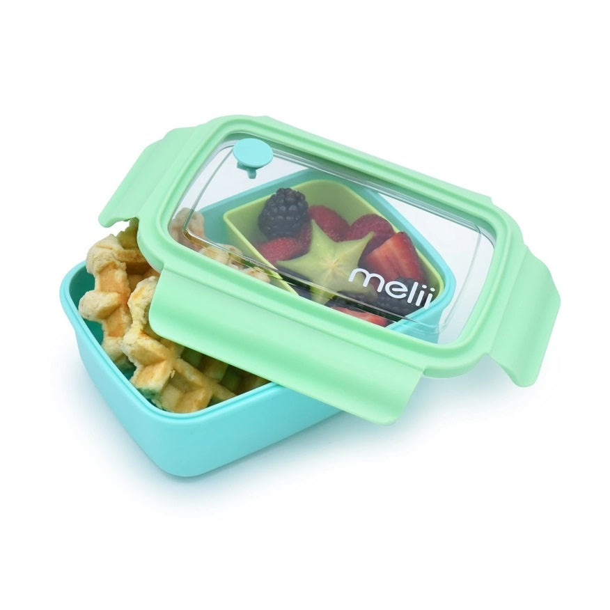 Melii 880ml Bento Box w/ Removable Compartment - Assorted Colours