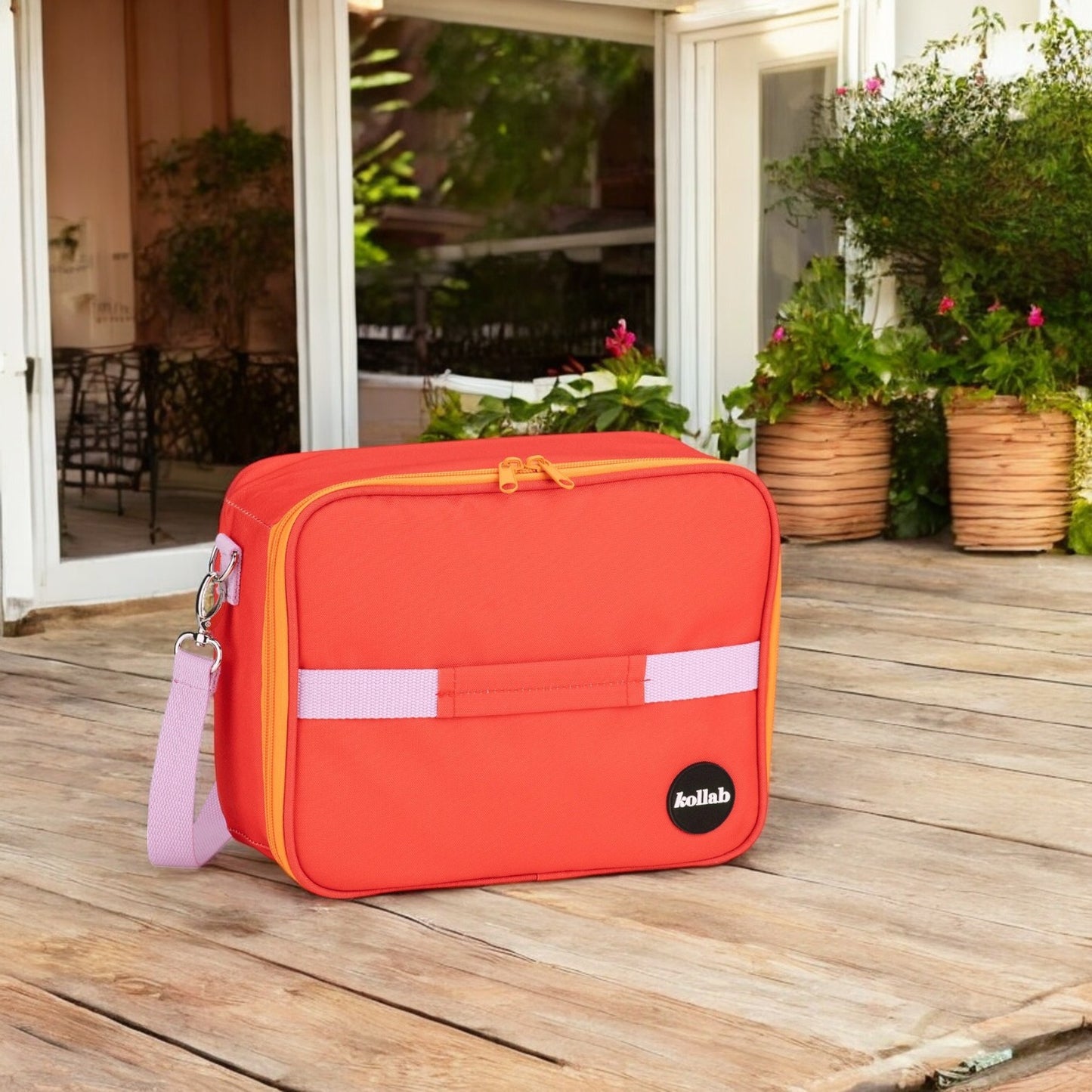 Kollab Insulated Bento Bag - Cherry Red