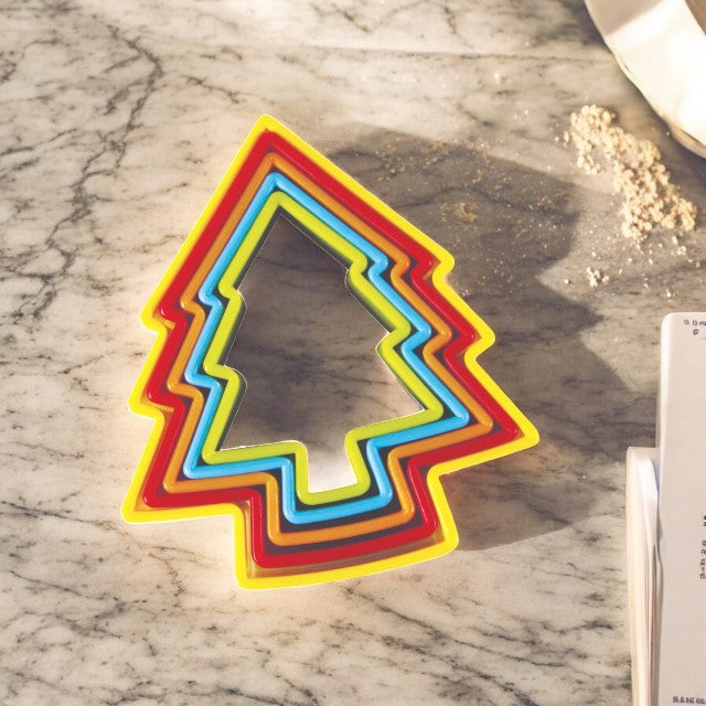 Avanti Christmas Tree Cookie Cutters Set – 5 Piece