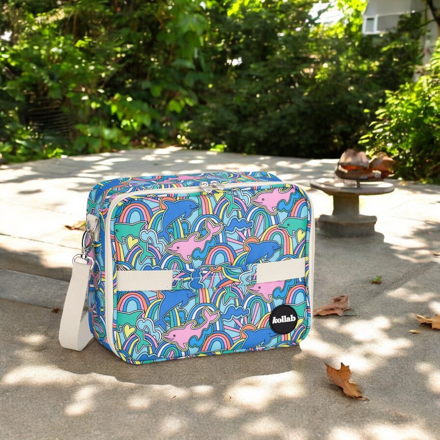 Kollab Insulated Bento Bag - Dolphin Dreams