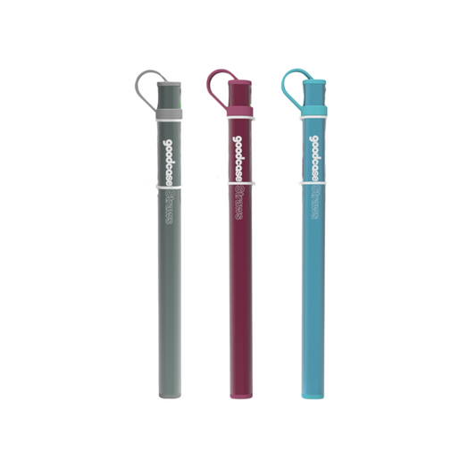 Fusionbrands Goodcase Reusable Stainless Steel Straws - Assorted Colours