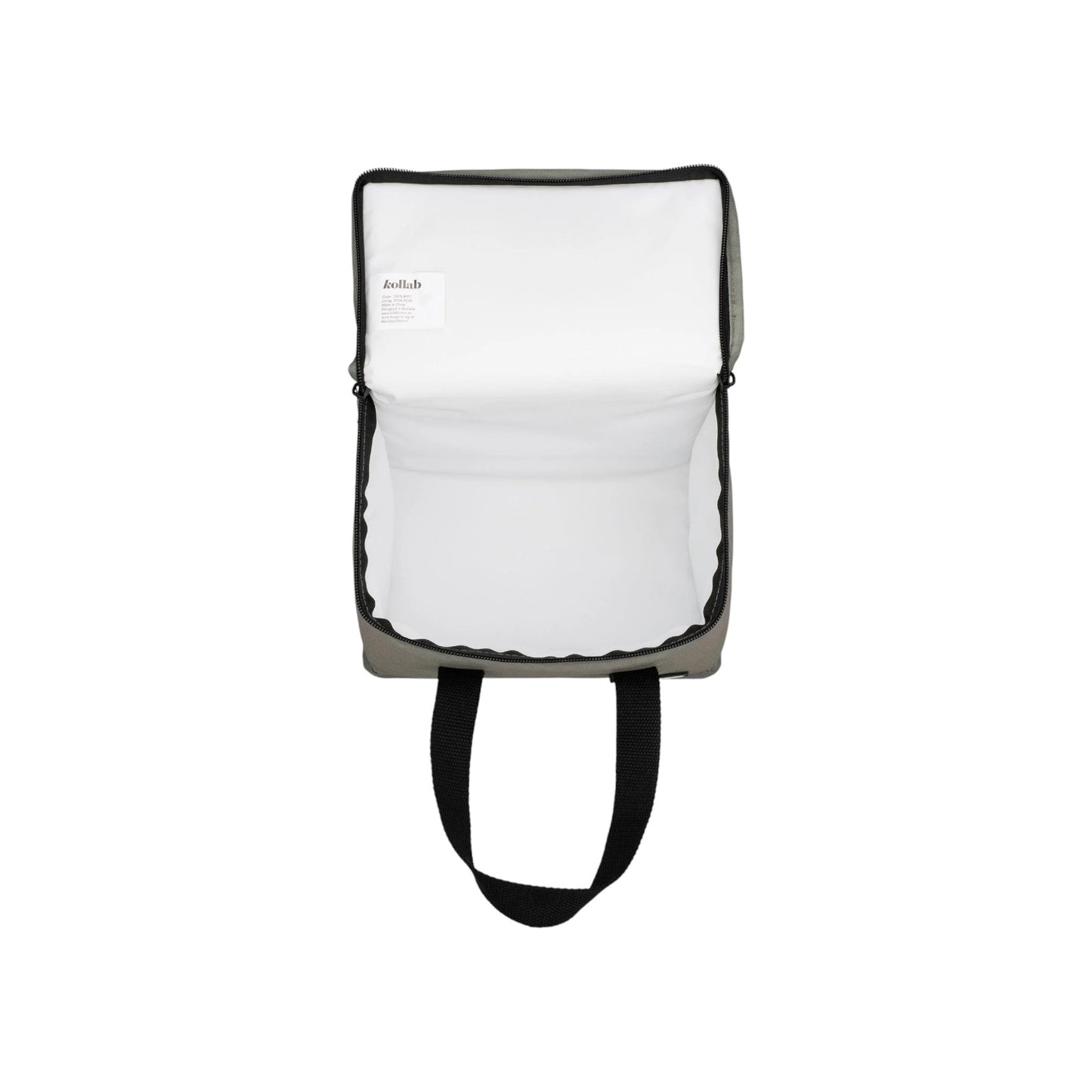Kollab Insulated Lunch Box Bag - Khaki Black