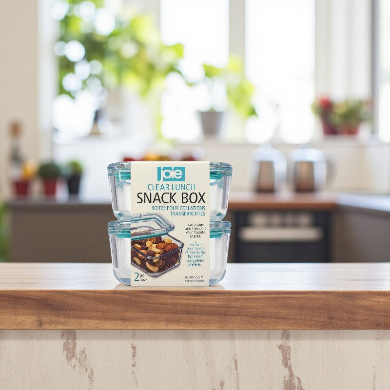 Joie Clear Lunch Snack Box - 2 Pack *PREORDER*