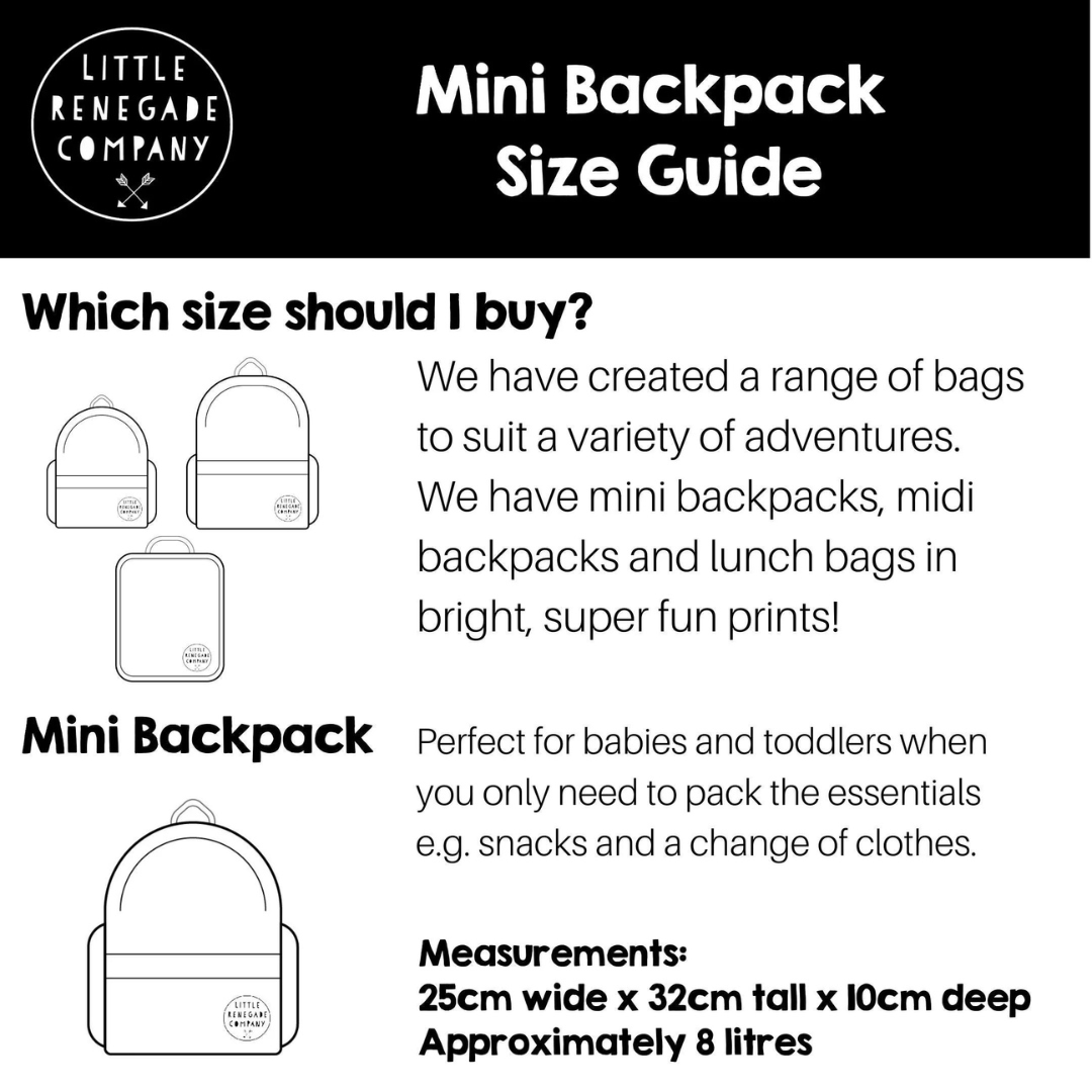 Little Renegade Company Mini Backpack - Fleur