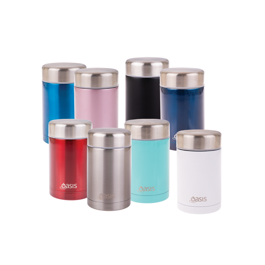 Oasis 450ml Insulated Food Flask Assorted Colours – Trendy Lil