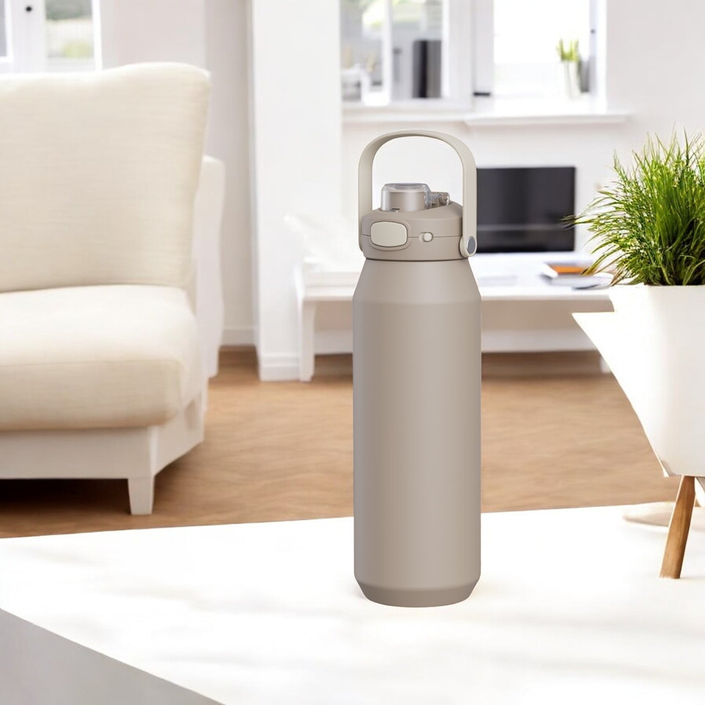 Oasis Ceramic Lined Insulated 1L Capri Drink Bottle w/ Quick Release Lid - Assorted Colours