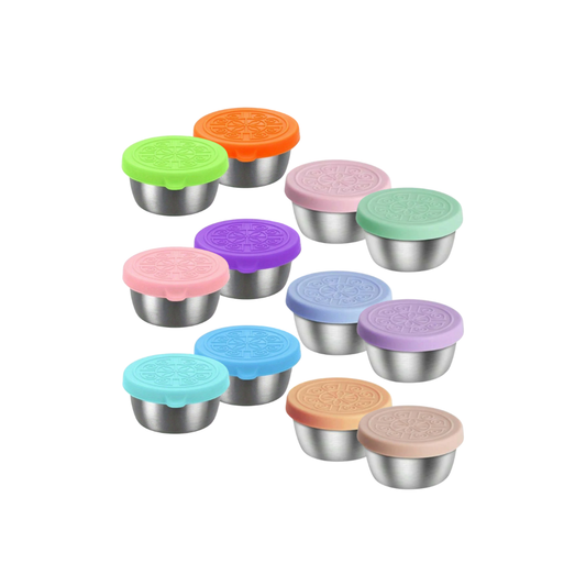 Stainless Steel Dip/Sauce Containers (2 Pack) - Assorted Colours