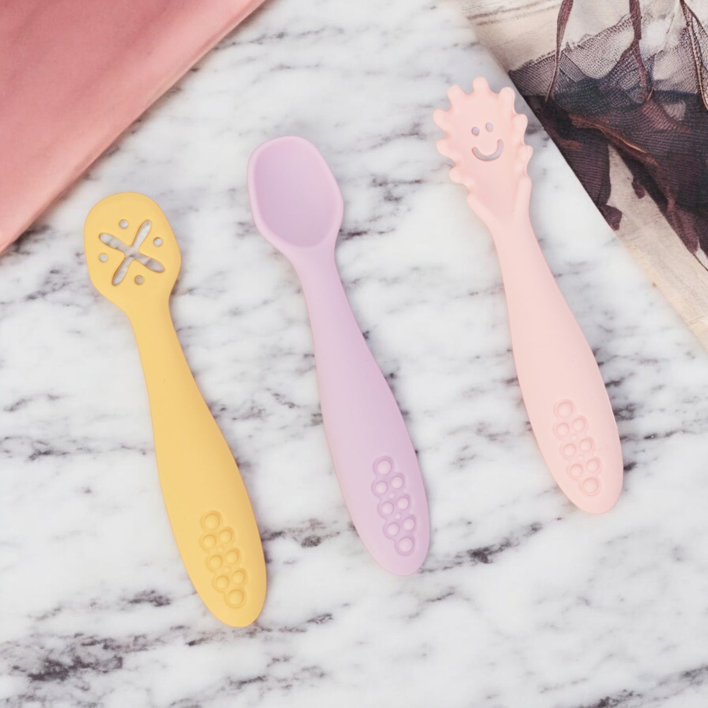 Annabel Trends Silicone Cutlery Set - Sunset