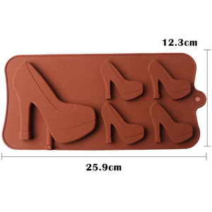 Large & Small High Heel Silicone Tray