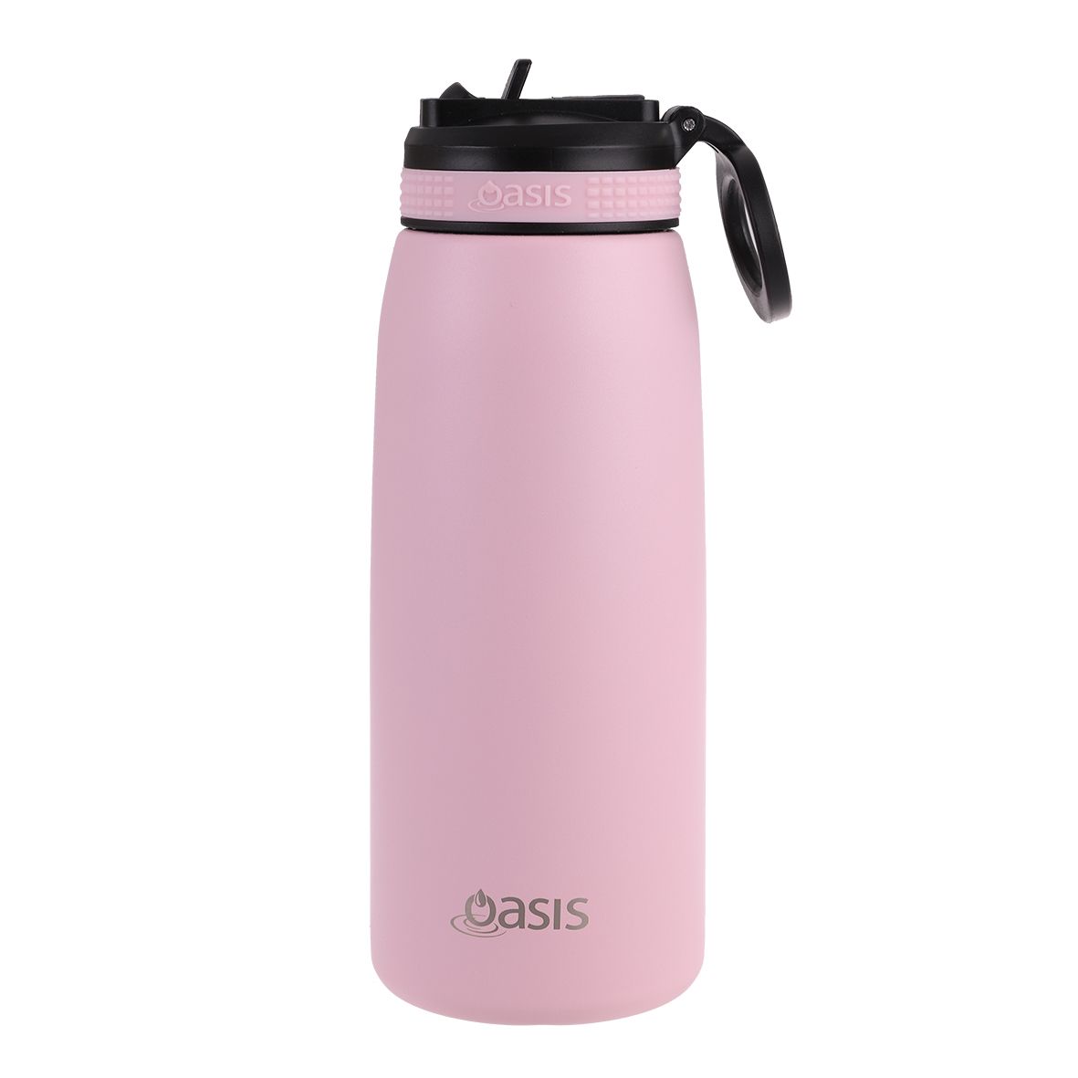 Oasis 780ml Stainless Steel Insulated Challenger Sports Drink Bottle with Straw - Assorted Colours