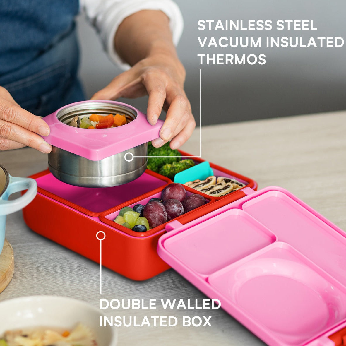 Keep Warm Lunch Box for Kids, Japanese Bento Box Algeria