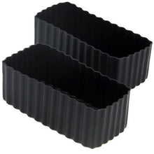 Load image into Gallery viewer, Bento Box Silicone Cups - Rectangle Black