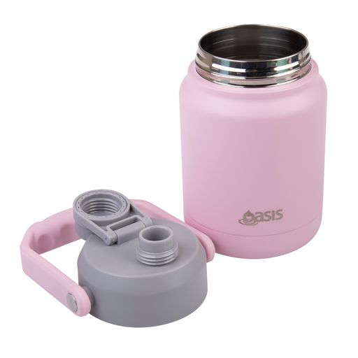 Oasis 1.2 Litre Stainless Steel Insulated Mini Jug W/ Carry Handle - Assorted Colours