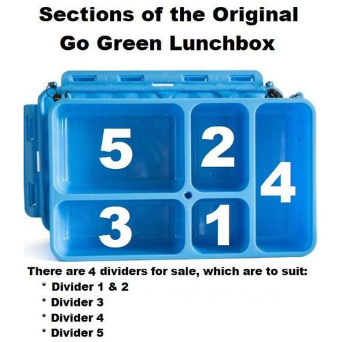 Go Green Single Divider to Suit Section 4 - Choice of 2 Colours