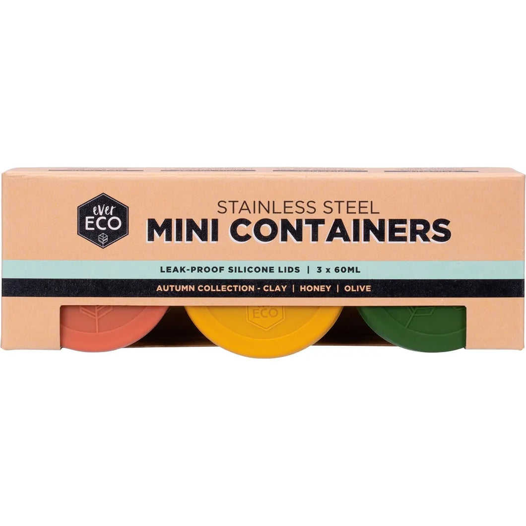 Ever Eco Mini Containers Autumn - 3 X 60ML