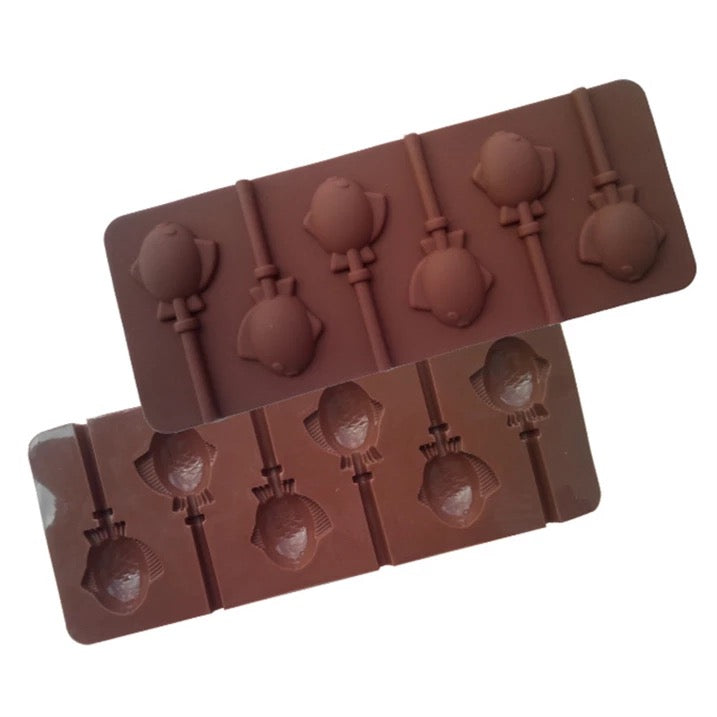 Lollipop Silicone Mould Tray - Fish
