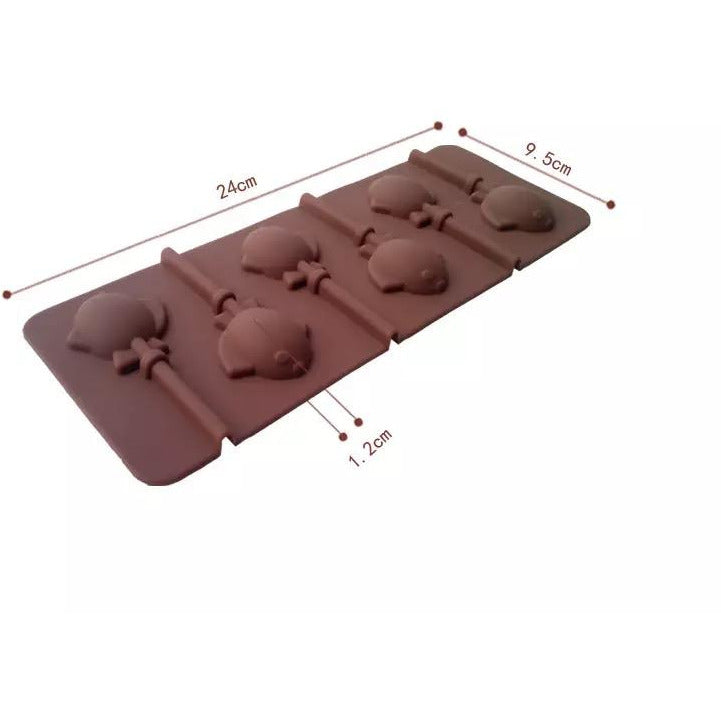 Lollipop Silicone Mould Tray - Fish