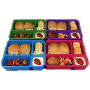 Go Green Medium Lunch Box Bundle 2 Pack - See Colour Options