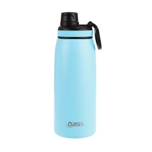 Oasis 780ml Stainless Steel Insulated Challenger Sports Drink Bottle with Screw Top - Assorted Colours