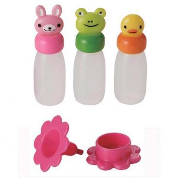 Torune Mini Sauce Bottles w/ Funnel Set - Animal