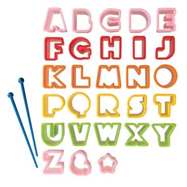 Torune Mini Food Cutter Set - ABC