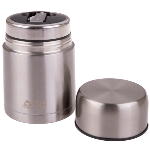Oasis 800ml Stainless Steel Food Flask - Choice of 2 Colours