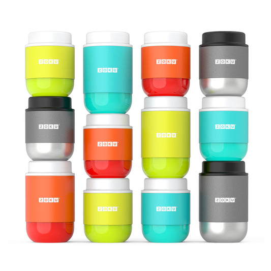 Zoku 295ml Neat Stack Food Jar - Assorted Colours