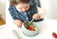 Load image into Gallery viewer, Brightberry Silicone Suction Bowl Set with Spoons - 2 Colours Available