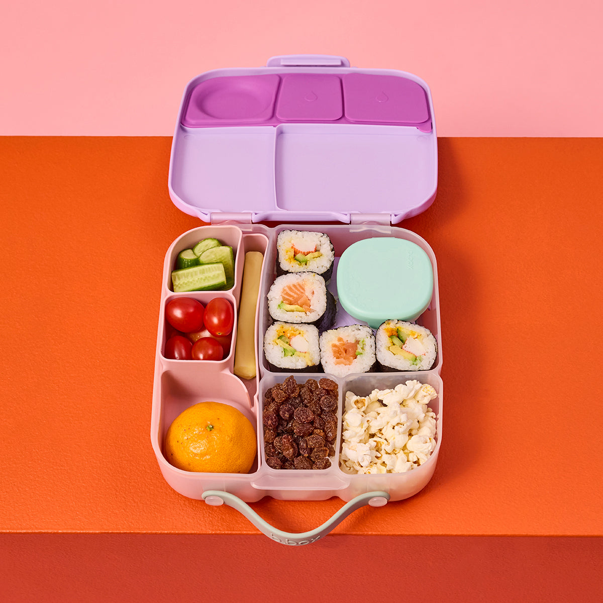 b.box Silicone Bento LUNCH Tray - Assorted Colours