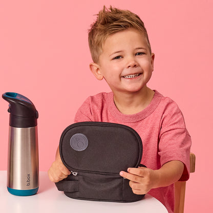 b.box Insulated Snack Bag - Basic Black *PREORDER*
