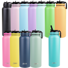 Load image into Gallery viewer, Oasis 1.1 Litre Stainless Steel Insulated Challenger Sports Bottle w/ Sipper Straw Lid - Choice of 12 Colours