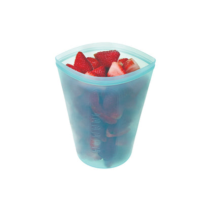 Avanti Pinch & Lock 700ml Silicone Reusable Bag - Blue