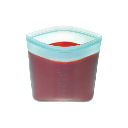 Avanti Pinch & Lock 800ml Silicone Reusable Bag - Blue