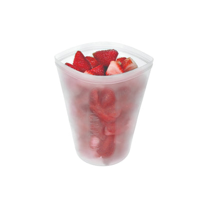 Avanti Pinch & Lock 700ml Silicone Reusable Bag - White