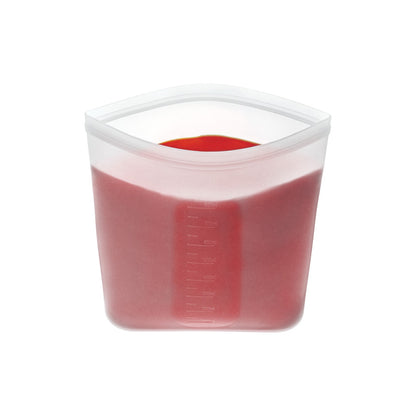 Avanti Pinch & Lock 800ml Silicone Reusable Bag - White