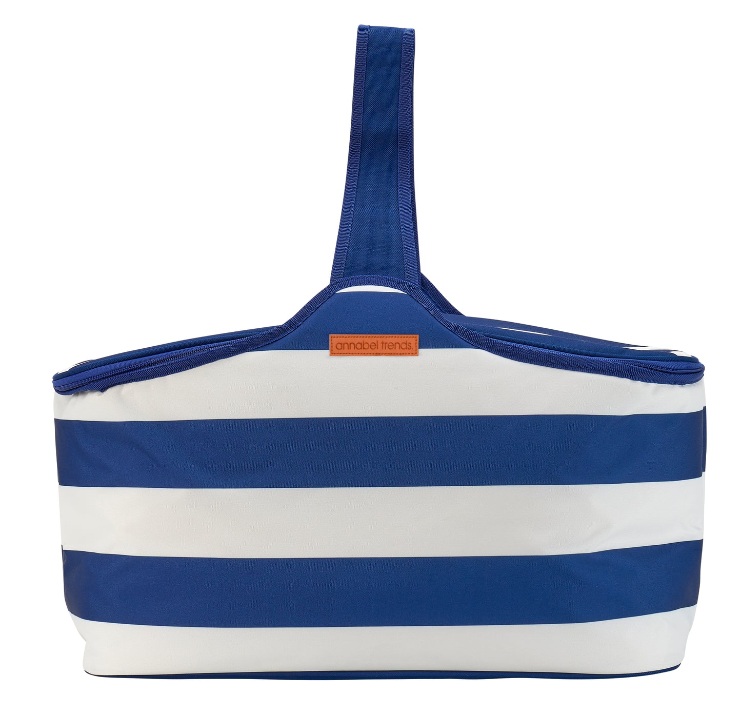 Annabel Trends Picnic Cooler Bag - Navy Stripe