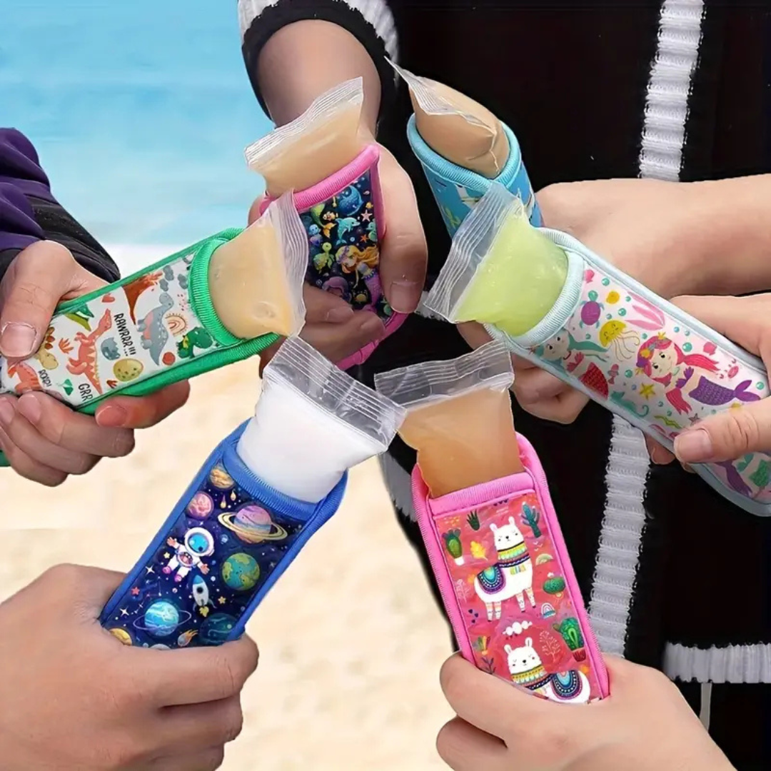 Ice Block Holders (4 Pack) - Assorted Colours