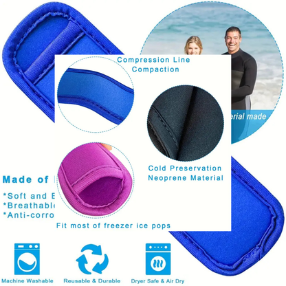 Ice Block Holders (4 Pack) - Assorted Colours