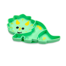 Load image into Gallery viewer, Melii Divided Silicone Suction Plate - Dinosaur