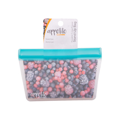 Appetito Reusable Fridge/Freezer Stand-Up Bag - 500ml